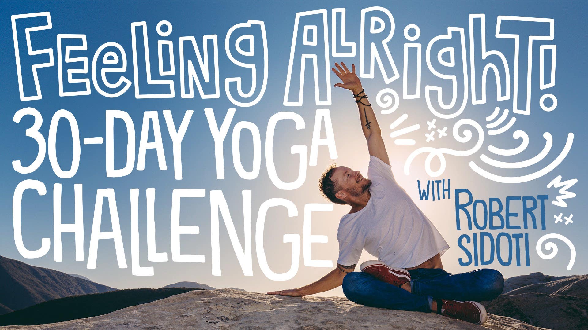 Feeling Alright: 30-Day Yoga Challenge Artwork