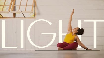 Burn Bright: A 14-Day Yoga Challenge: Day 1: Light<br>Ashley Rideaux