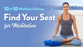 Find Your Seat for Meditation with Rosemary Garrison | Yoga Anytime, Find Your Seat for Meditation