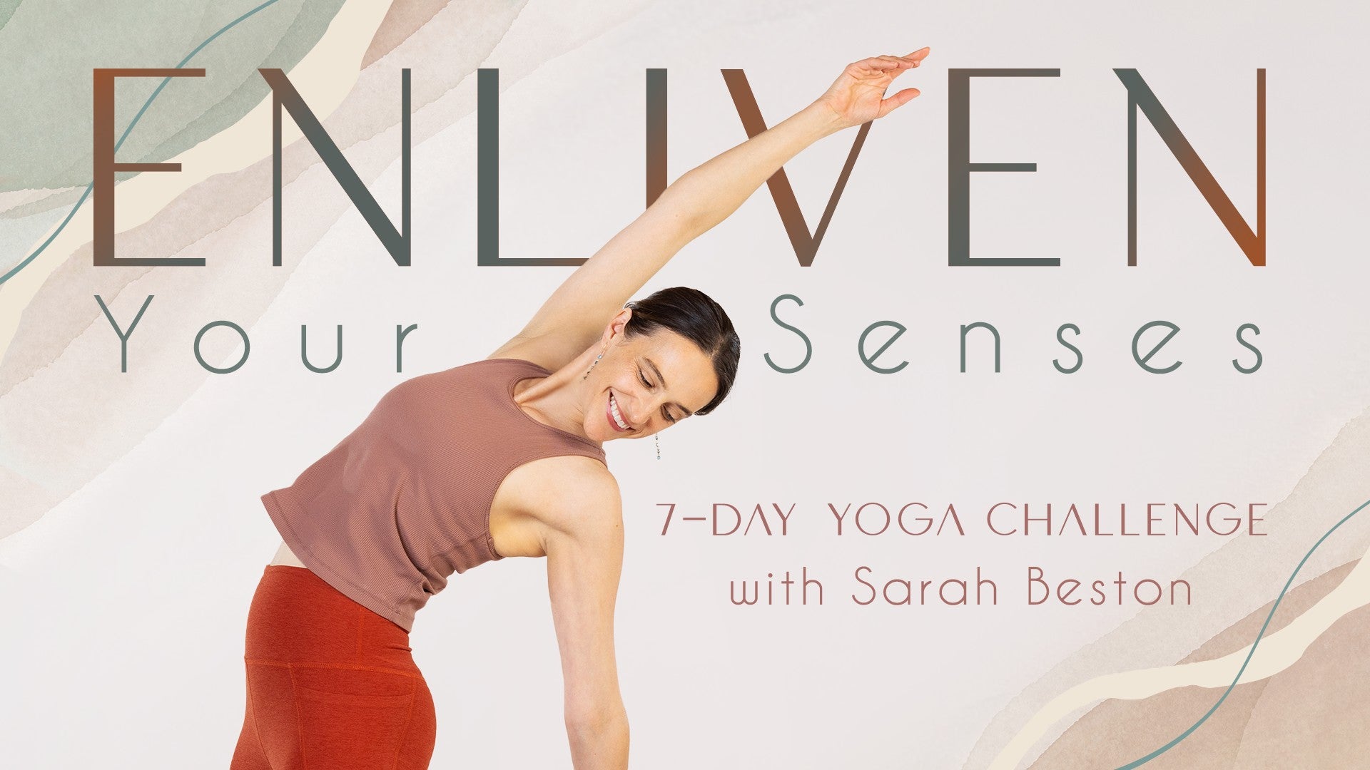 Enliven Your Senses: A 7-Day Yoga Challenge Artwork