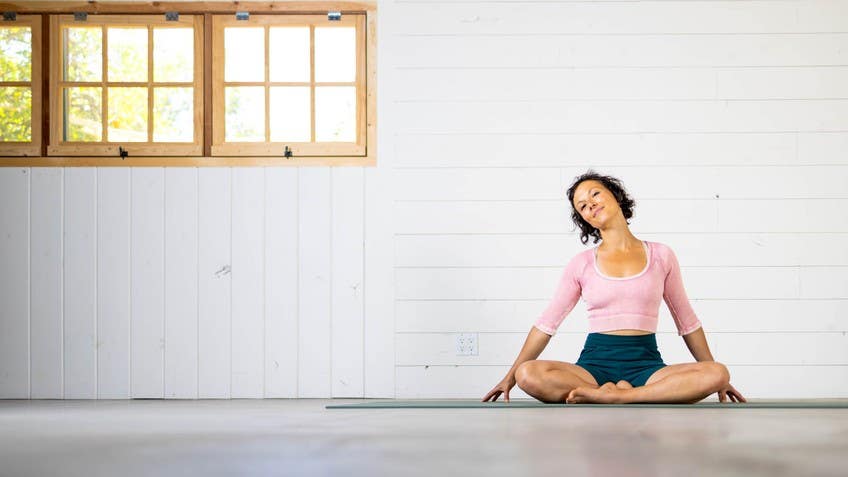 Quick Seated Stretch with Lydia Zamorano | Yoga Anytime